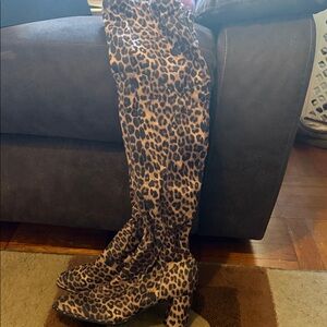 Marc Fisher Leopard Print Boots